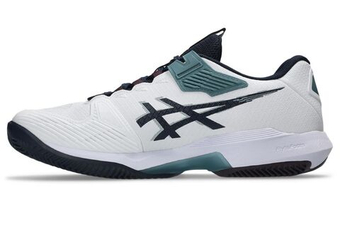 Мужские кроссовки теннисные Asics Solution Speed FF 4 Clay - white/midnight