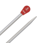 Спицы PRYM  прямые алюминий d 5.0 мм 35 см 2 шт с наконечниками