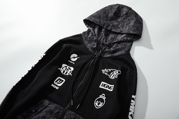 Худи на молнии YMK-G1 Черный - фото 3