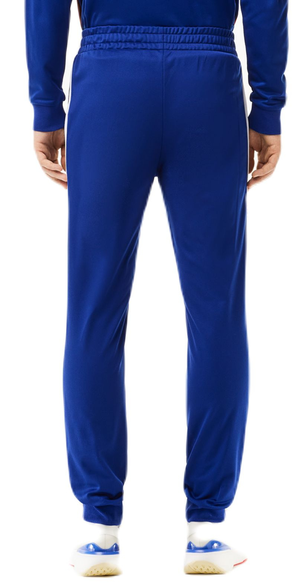Мужские теннисные штаны Lacoste Technical Pants - blue/white