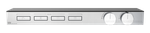 Термостат Gessi HI-FI, с полочкой, встраиваемый, до 4 функций одновременно, цвет Chrome