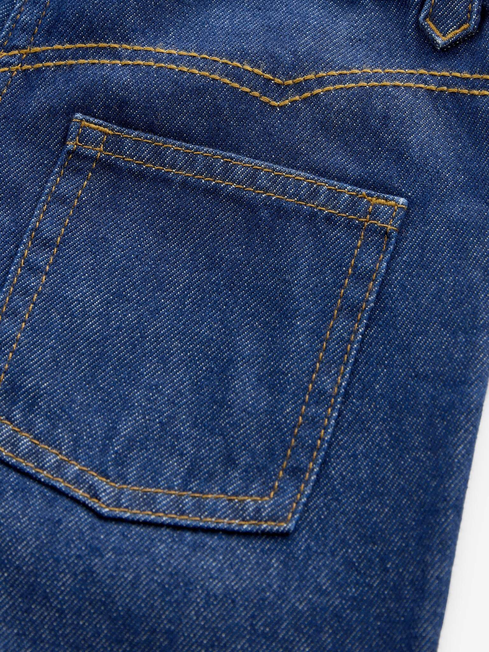 Джинсы широкие для девочки Next E29-127, Синий