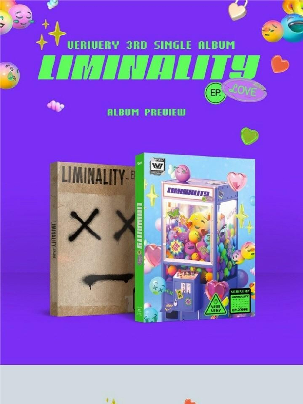 Альбом VERIVERY - Liminality - EP.LOVE 3rd Single Album 2 Version SET