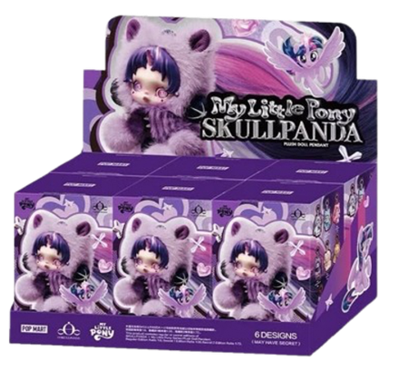 Рандомный брелок Blind Box Pop Mart Skullpanda My Little Pony Series Vinyl Plush Keychains