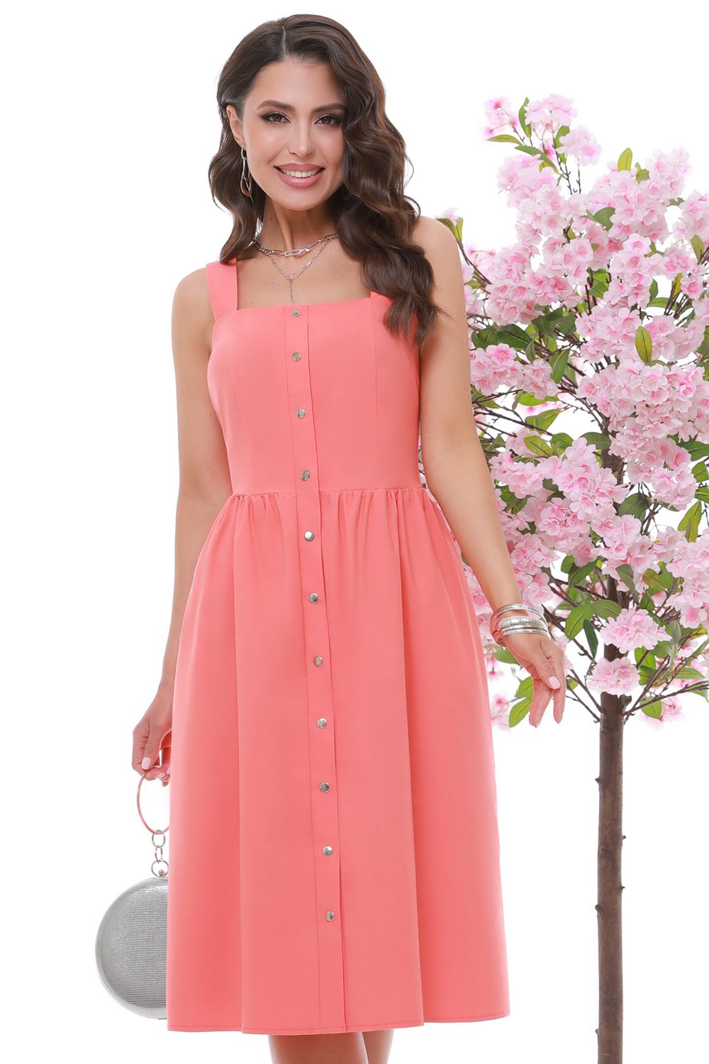 Сарафан оранжевого цвета DStrend (Акция)