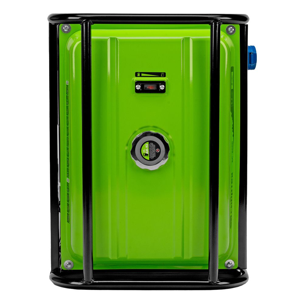 Генератор бензиновый БС-8000, 6,6 кВт, 230В, четырехтактный, 25 л, ручной стартер Сибртех