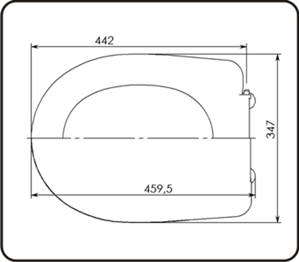 Сиденье для унитаза СУ 74.05.00 Уклад (Комфорт+, Ирида)