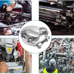 Хомут 74-79мм силовой одноболтовый 2 ШТУКИ