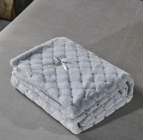 Бернард (св серый) Покрывало 160х220