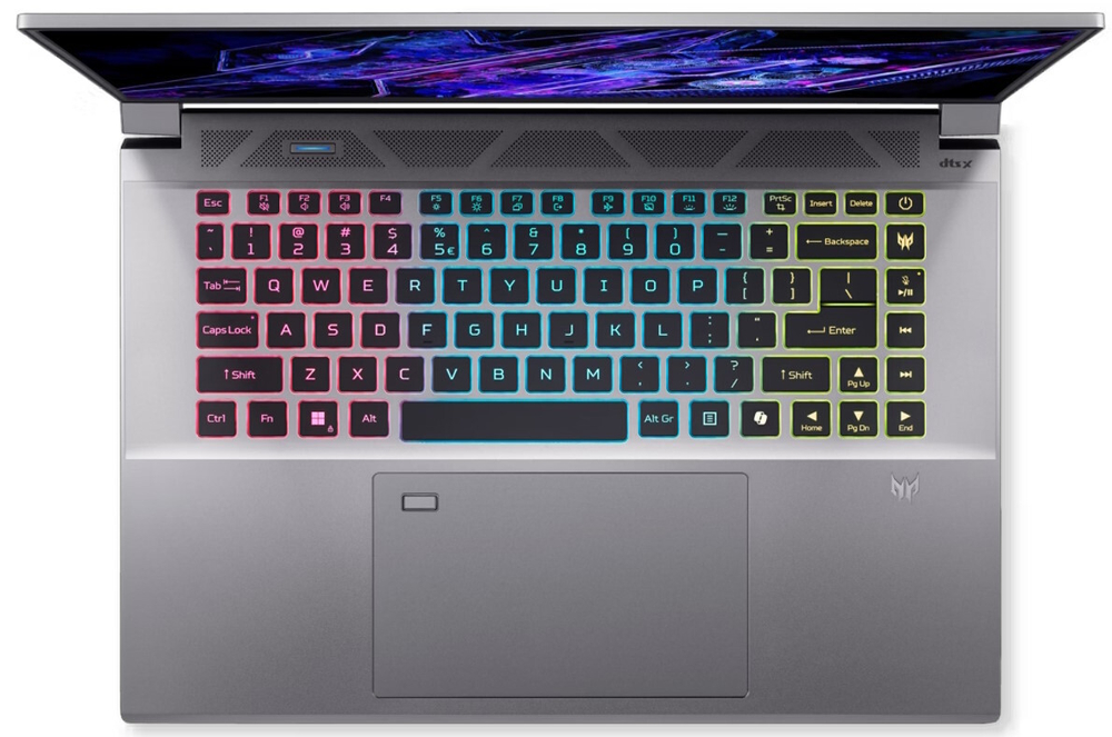 Ноутбук  Acer Predator Helios PTN16-51-72K6 16 ", Core Ultra 7, 16 Гб RAM, 1 Тб SSD, GeForce RTX 4060, Серебристый