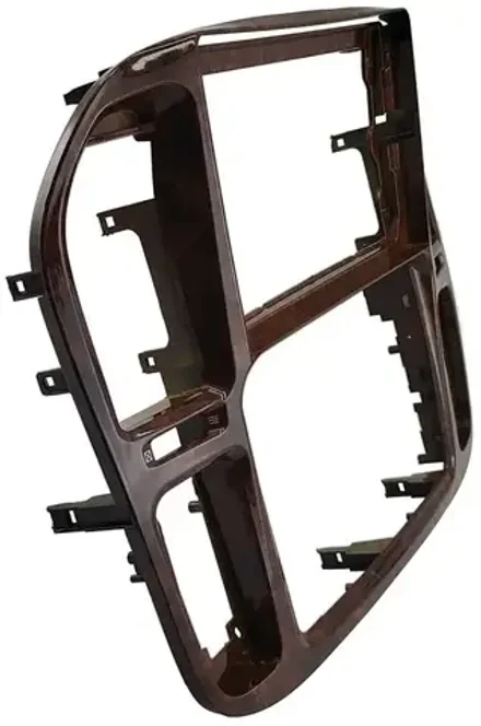 Магнитола для Toyota Land Cruiser 100, Lexus LX470 1998-2002 (кондиционер или климат внизу, рамка дерево) - FarCar 9608F3 монитор 9" QLED на Android 13, 8-ядер, CarPlay, 4G SIM-слот