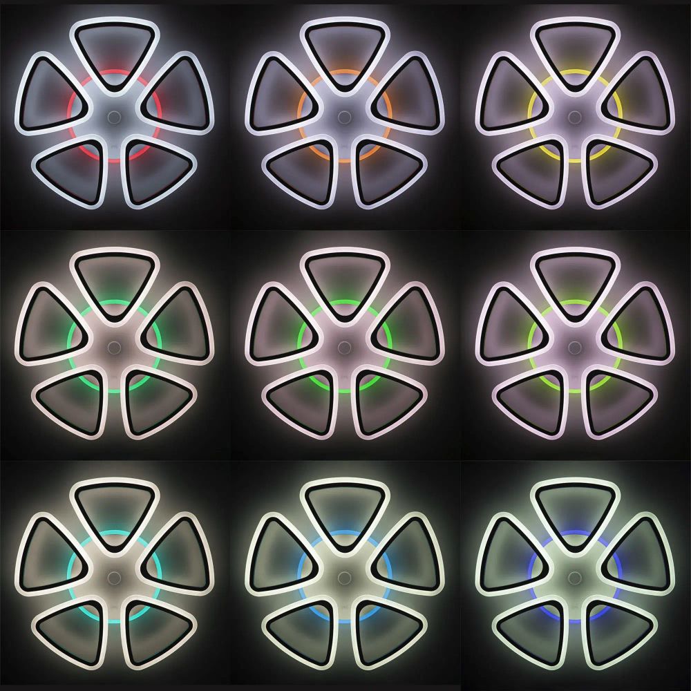 Citilux Мальта Смарт CL234A250E RGB Умная люстра Белая