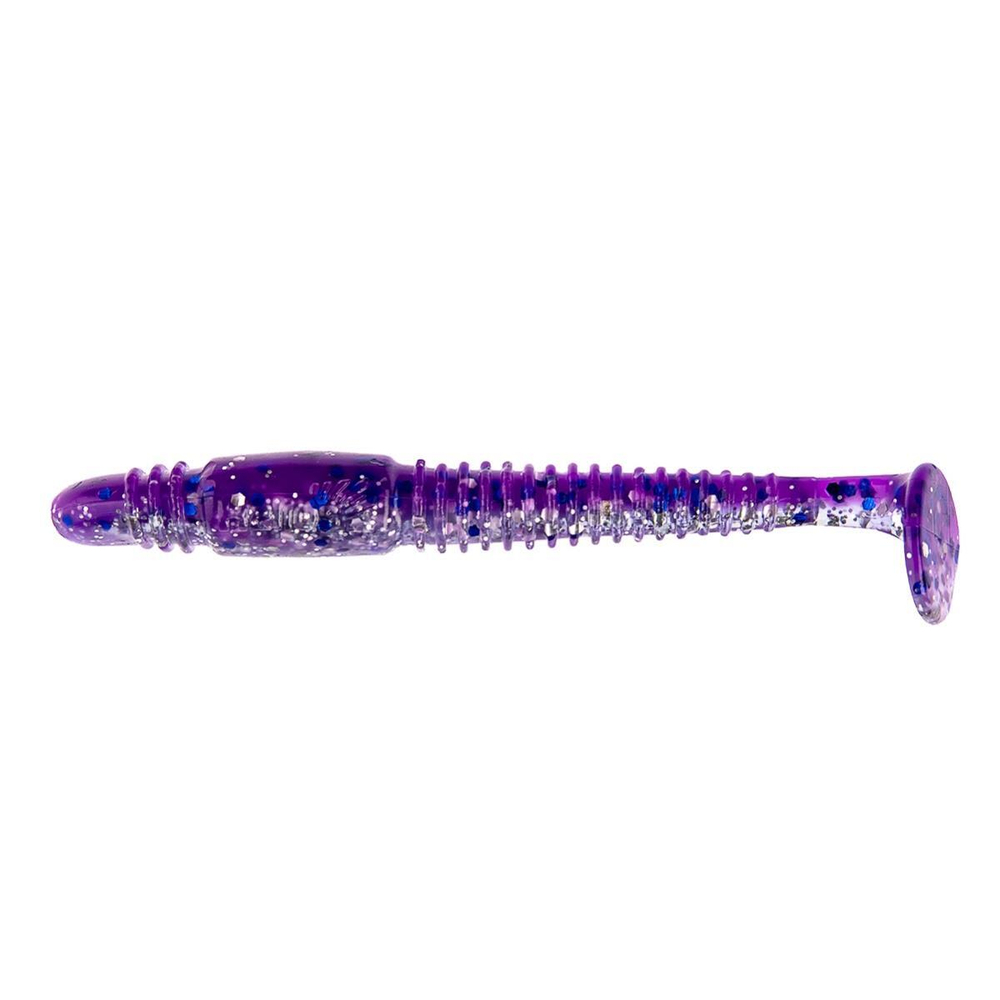 Виброхвост Minoga 3,75"/9.5 см Silver Sparkles &  Fio 5шт. (HS-17-036) Helios