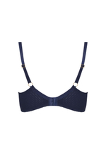 Бюстгальтер на косточках Eunika с пуш-ап вкладышами (Размер: 70H) (Цвет: темно-синий)