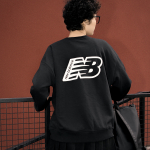 Толстовка New Balance Logo, AWT23514-BK