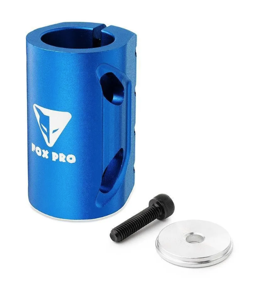 Хомут-О Fox SCS d 28.6/31.8, 4 bolts Blue