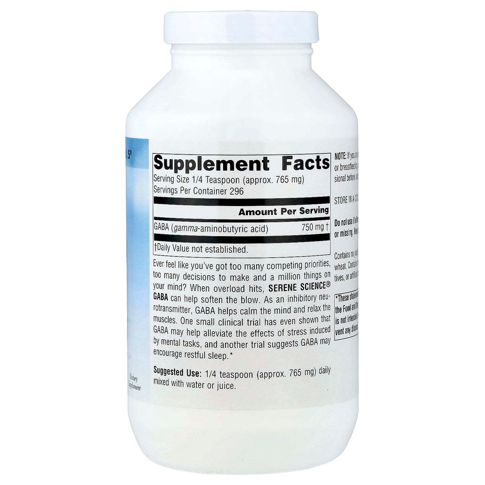 Source Naturals, порошок GABA, 226,8 г (8 унций)