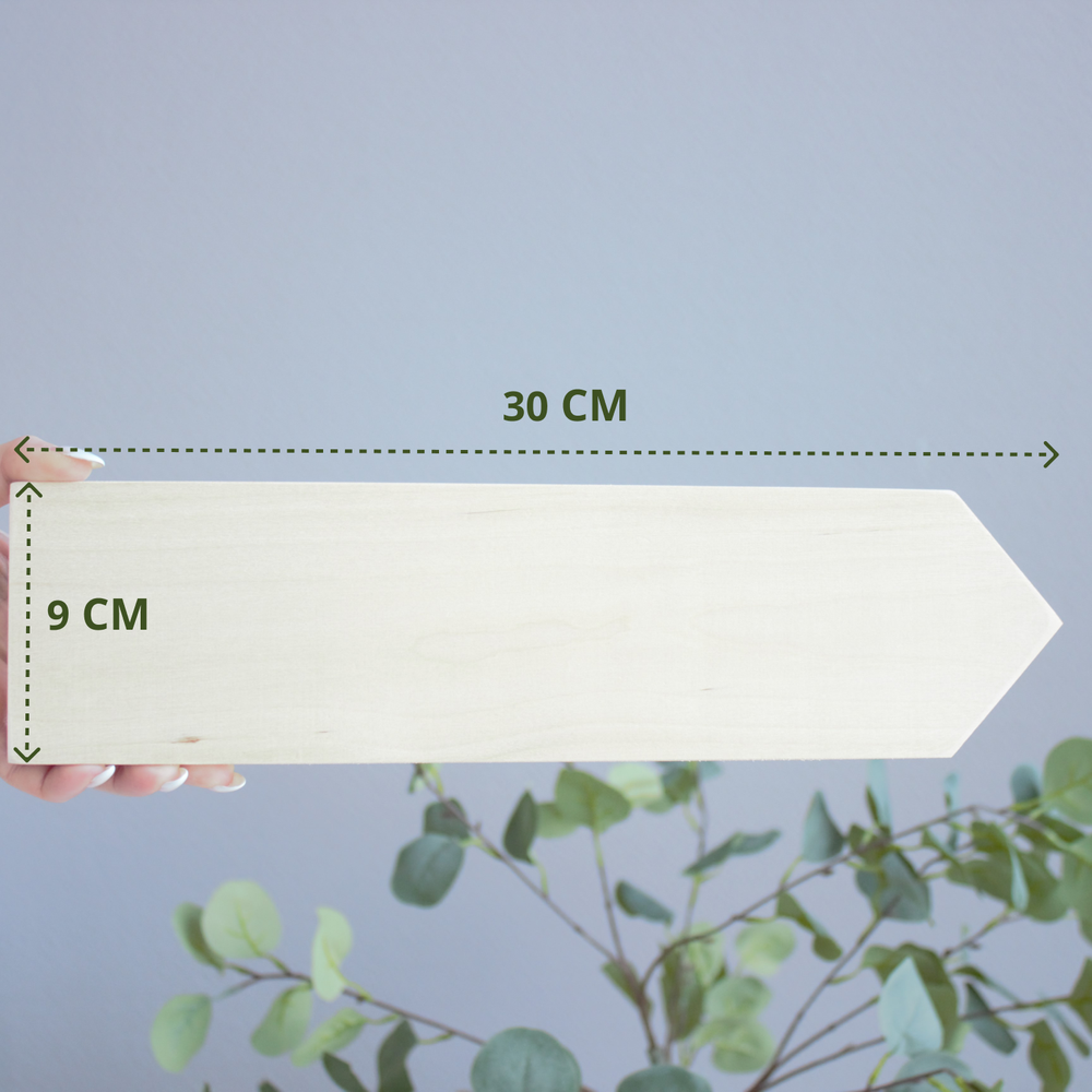 Стрелка-указатель деревянный 30*9*1,5