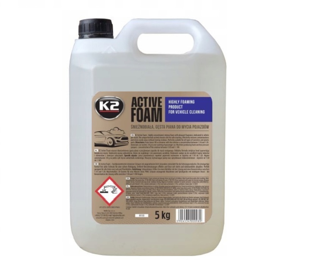 АКТИВНАЯ ПЕНА ДЛЯ НАЧАЛЬНОЙ СТАДИИ МЫТЬЯ К2 ACTIVE FOAM 5КГ