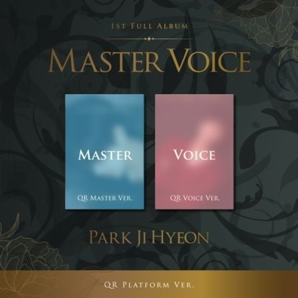 Альбом PARK JI HYEON - MASTER VOICE 1st Full Album QR PLATFORM 2 Version SET