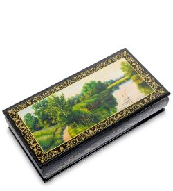 Народные промыслы ШК-11/ 8 Шкатулка в технике декупаж в асс. (11х22х4) - Вариант A