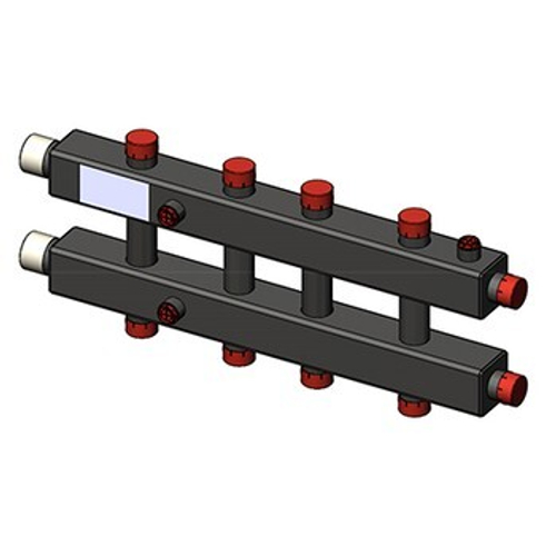 Коллектор горизонтальный, 5 контуров