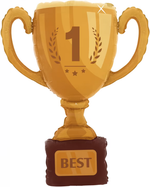 Шар (40''/102 см) Фигура, Кубок Чемпиона, №1, Золото