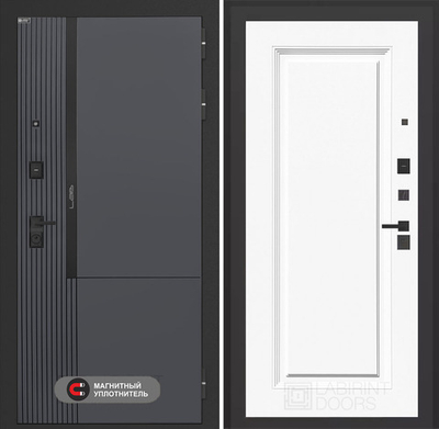 Входная дверь Лабиринт Лаб 2 Про - 27 Эмаль белая