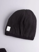 Шапка зимняя для девочки со снудом и митенками