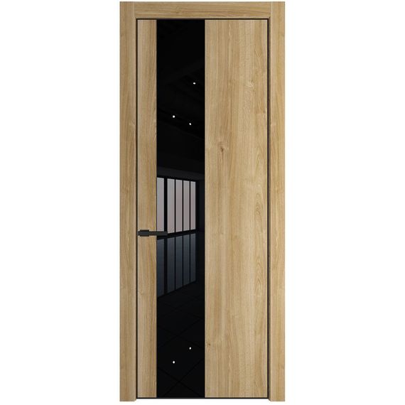 Межкомнатная дверь Profil Doors 19NA дуб карамель остеклённая