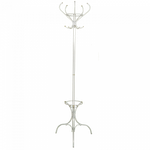 ВЕШАЛКА СТОЙКА №2 ТЮЛЬПАН БЕЛОЕ СЕРЕБРО ВНП13Б