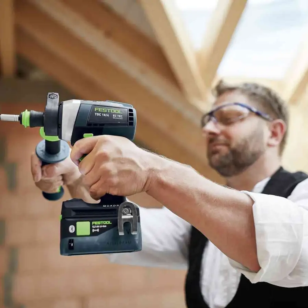 Аккумуляторная дрель-шуруповёрт QUADRIVE TDC 18/4 5,2/4,0 I-Plus FESTOOL 575602