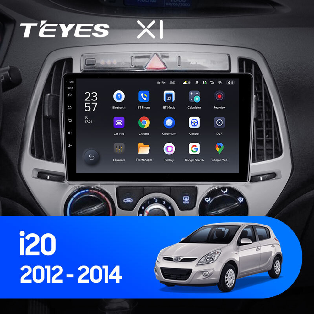 Teyes X1 9" для Hyundai i20 2012-2014