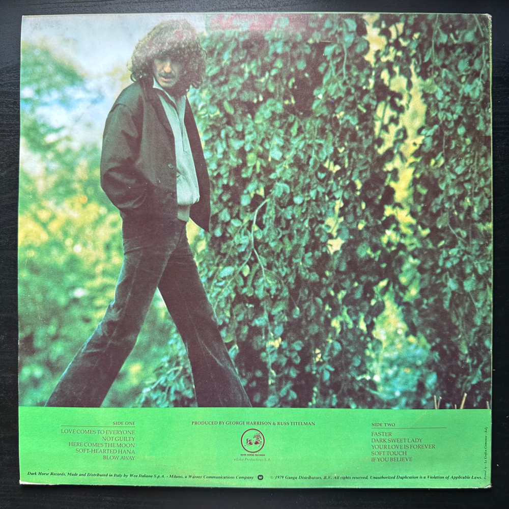 George Harrison - George Harrison (Италия 1979г.)