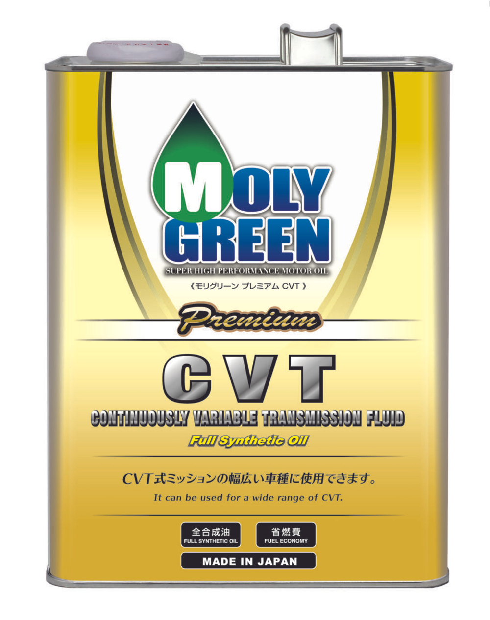 Трансмиссионная жидкость MolyGreen Premium CVTF 4л