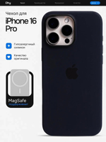 Силиконовый чехол Silicone Case iPhone 16 Pro, с MagSafe Черный