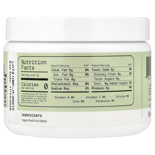 Julian Bakery, органический подсластитель PureMonk, 75 г (2,65 унции)
