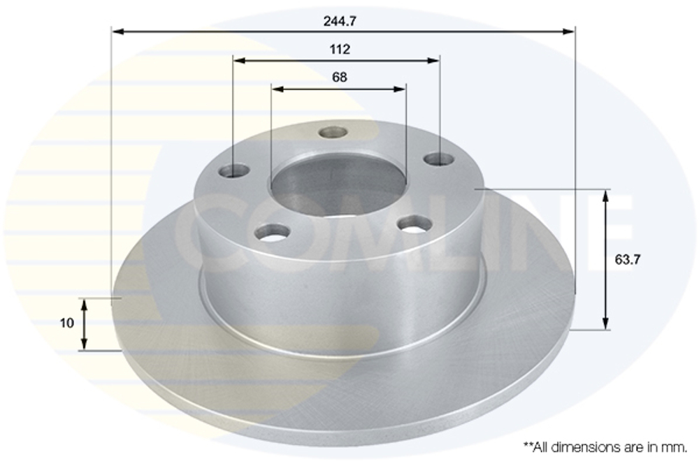 COMLINE - ADC1427-CML - Brake Disc