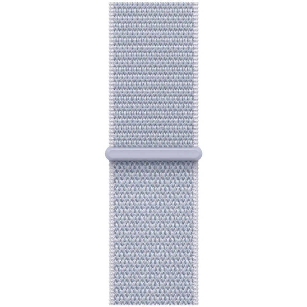 Умные часы Apple Watch SE 2024, 40 мм, алюминий цвета "Серебро", Blue Cloud Sport Loop (MXEE3)