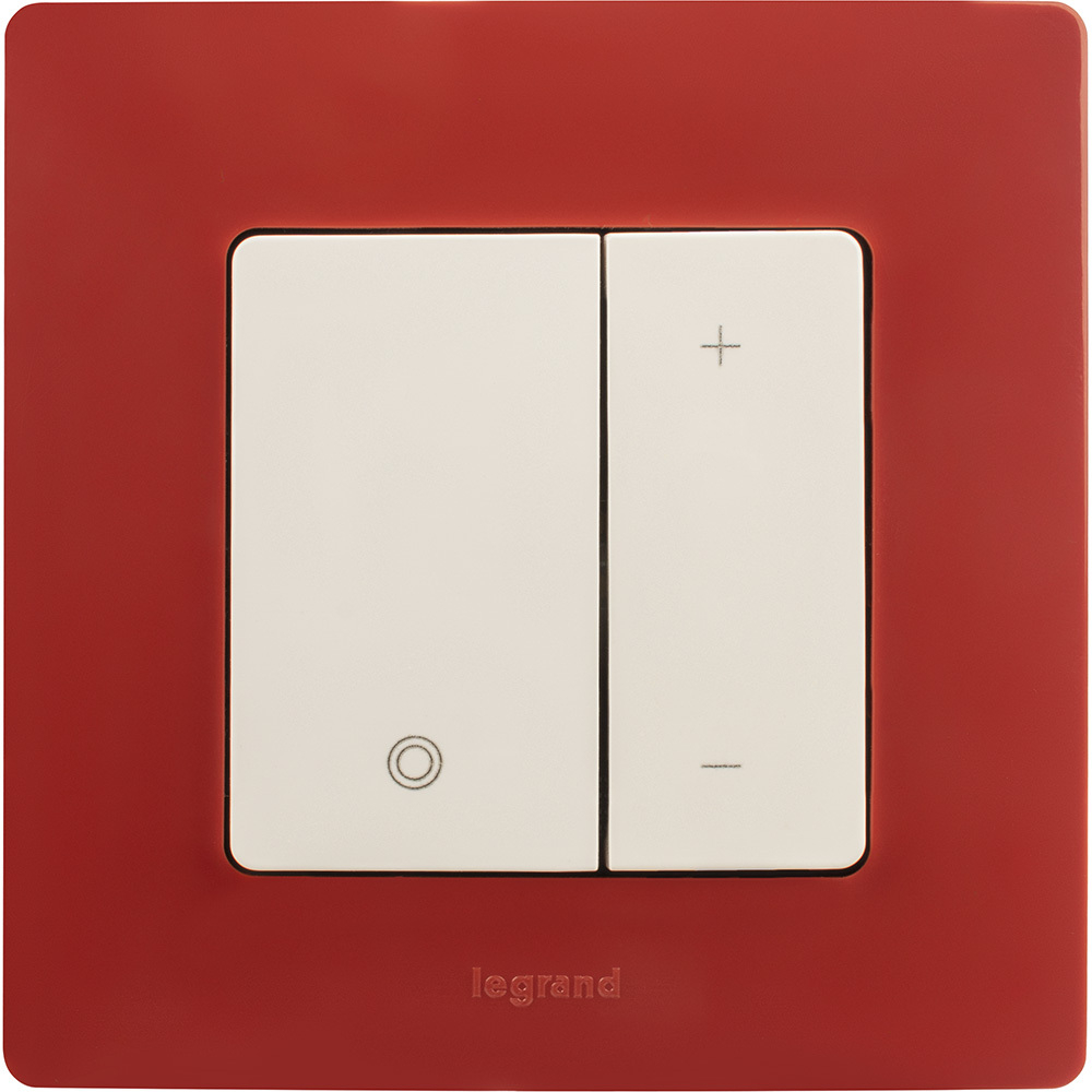 Диммер нажимной универсальный LED 400Вт без нейтрали - белый ETIKA Legrand