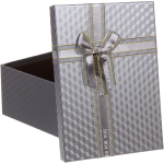 Коробка подарочная «Момент» 23*16*9,5 см, серебро
