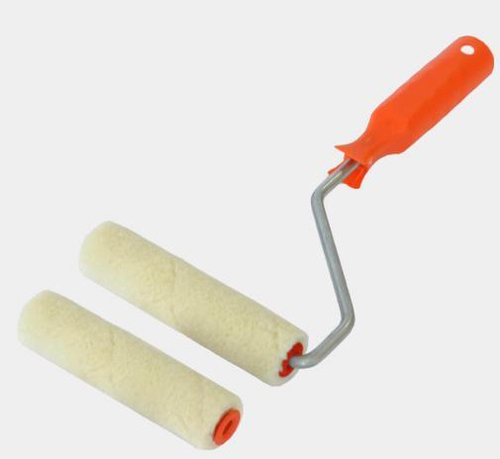 Валик-Мини Велюр + запаска  70мм, d15, d6, ворс 5мм  (100%шерсть) Black Edition/556-4070