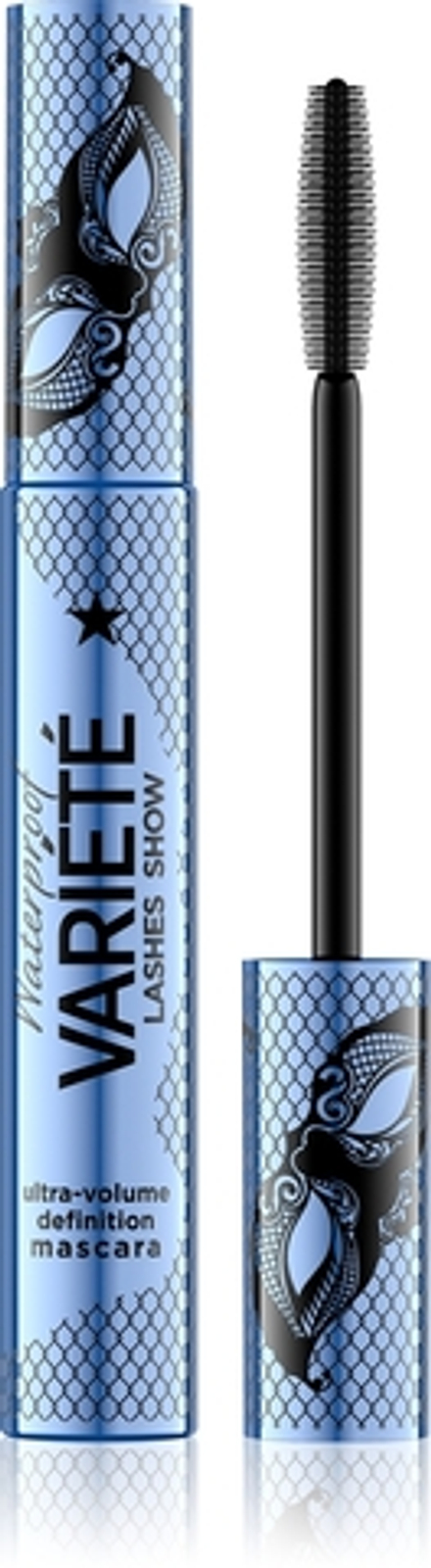 Eveline Cosmetics Variete Lashes Show - Водостойкая тушь, придающая объем и утолщающая ресницы, 10 ml