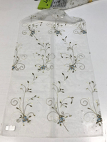 Тюль сетка с вышивкой розами Laime арт. Розуэлл DM 8502 col. 09 (высота 290 см, Турция)