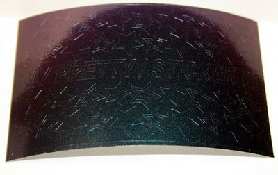 Наклейка металлизированная # 5 (хамелеон)