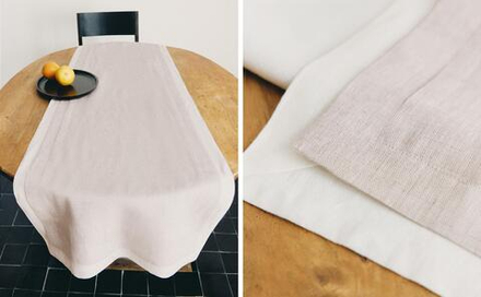 Zara Home дорожка на стол из льна, 160 50 см