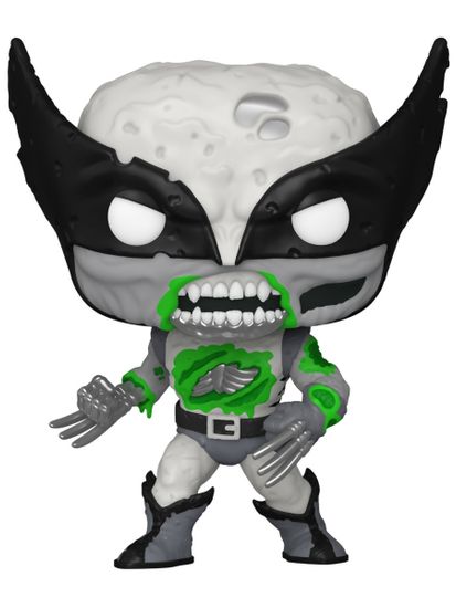 Фигурка Funko POP! Bobble Marvel Zombies Zombie Wolverine (B&W) (GW) (Exc) (662) 88261 / Фигурка Фанко ПОП! по мотивам вселенной "Марвел", Зомби-Росомаха