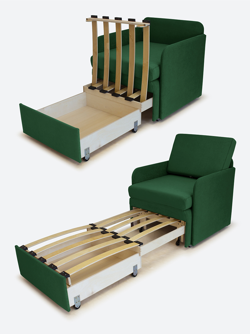 Кресло-кровать "Миник" с подлокотниками