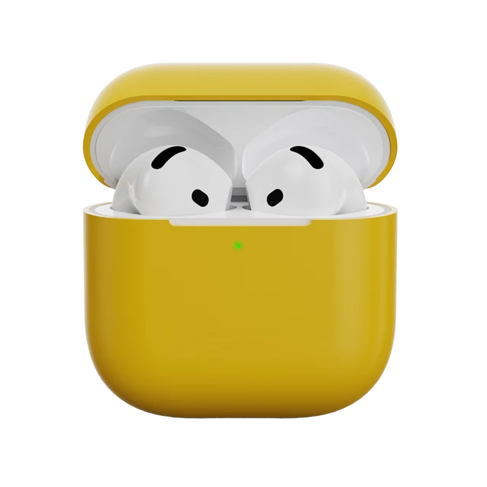 Чехол для наушников Apple AirPods 4, Yellow (Желтый)