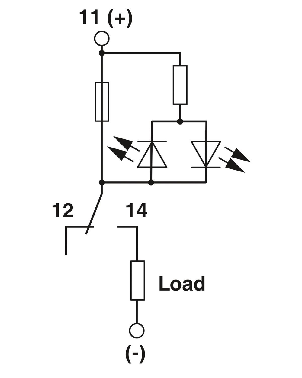 1186499 - PLC-FA-I-5X20-12-24UC - Адаптер предохранителя
